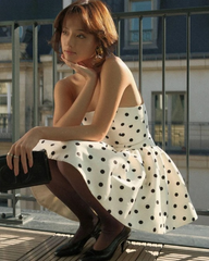 Paxton Polka Dot Bow Dress