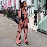 Fashion Casual Blossom Printed Shirt and Pants