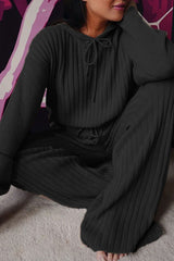 Fashion Hooded Collar Long Sleeve Two Pieces(8 Colors)