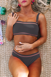 Casual Vacation Solid Split Joint Swimwears(3 colors)