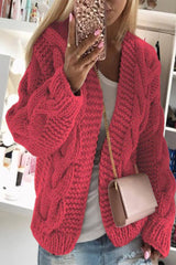Fashion Casual Solid Color V Neck Sweaters(5 Colors)