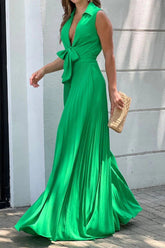 Casual Street Solid Frenulum Fold V Neck Regular Jumpsuits(5 Colors)