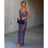 Sexy Sequin Sling Party Dress