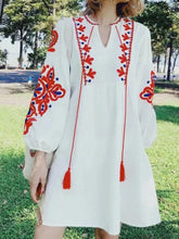 Retro Bohemian Holiday Dress for Boho Dress