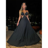 Cross straps Cut Out Maxi Dress