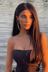 American sleeveless fishbone top