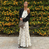 Lace up Sling Cami and Skirt Set