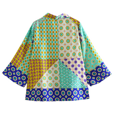 Color Block Printed Shirt and Pants Set