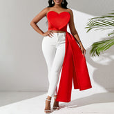 Bandeau Heart Decor Top