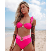 Ruffle Sling Sexy Bikini Swimsuit