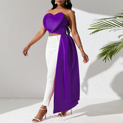 Bandeau Heart Decor Top