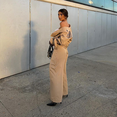 New Spring Casual Trench Coat Set