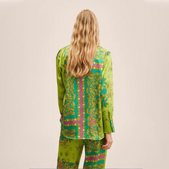 Casual Printed Two piece Shirt and Pants Set Flaxmaker