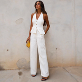 Halter Vest and Pants Set