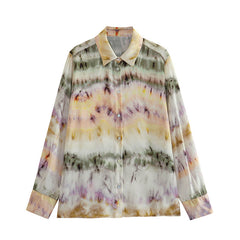 Ombre Printed casual Shirt and Pants Set Flaxmaker