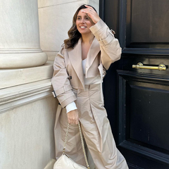 New Spring Casual Trench Coat Set