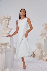 Backless Bowknot Maxi Dress Flaxmaker