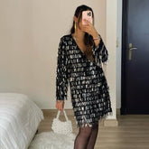 Sequin Tassel Party Mini Dress