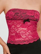 Lace Tube for Strapless Y2K Off Shoulder Aesthetic Cropped Summer Mini Vest Streetwear New Crop Top