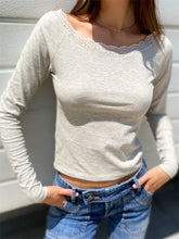 Lace Patchwork Long Sleeve Round Neck Spring Fall Slim Fit Casual T shirts