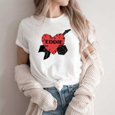 Red Heart Printed T shirt
