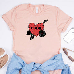 Red Heart Printed T shirt