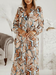 Elegant V Neck Boho Beach Dress