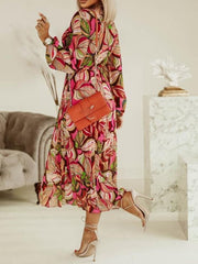 Elegant V Neck Boho Beach Dress