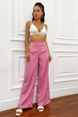 High Waist Wide Leg Pants