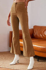 High Waist Flare Leg Pants