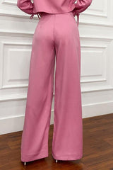 High Waist Wide Leg Pants