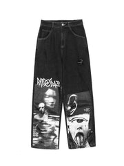 Gothic Baggy Punk Hippie Streetwear Y2K Wide Leg Pant
