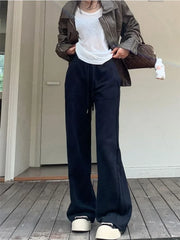 Gray Oversize Sweatpants Korean Harajuku Cotton Jogging Pant