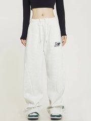 Harajuku Basic Star Sports Oversized Korean Fashion Wide Leg Pant