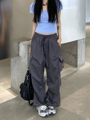Harajuku Parachute Streetwear Baggy Cargo Y2K Edgy Jogging Pant