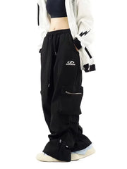 Gorpcore Cargo Parachute Y2K Techwear Oversize Wide Leg Pant