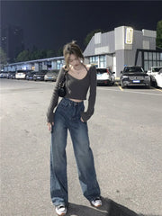 Baggy Y2K Streetwear Oversize Distressed Wide Leg Denim Pant