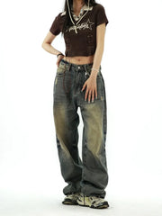 Distressed Baggy Y2K Grunge Vintage Oversize Wide Leg Pant