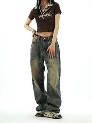 Distressed Baggy Y2K Grunge Vintage Oversize Wide Leg Pant