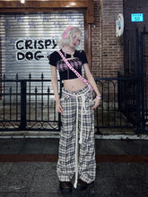 Y2K Vintage Plaid Aesthetic High Waist Checkered Korean Style Harajuku Pant