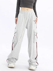 Vintage Star Oversize Black Side Stripe Jogging Pant
