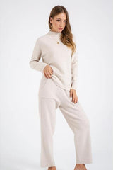Long Sleeve Suit Pocket Knitted Sweater