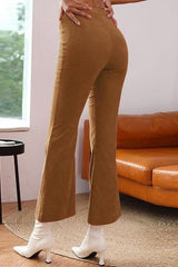 High Waist Flare Leg Pants