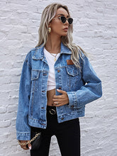Turn down Collar Loose Denim Jacket