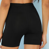 High Waist Shorts Biker Shorts Fitness Casual Short Slim Athleisure Cycling Shorts