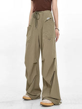 Y2K Japanese Brown Gorpcore Baggy Parachute Vintage Sweatpant