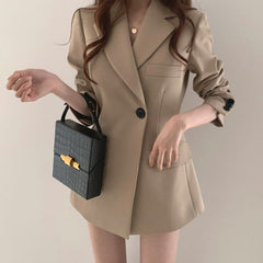 Solid Color Korean Version Design Blazer