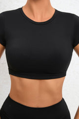 Braless padded yoga top