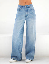 Loose High Waisted Wide Leg Jeans
