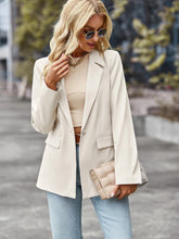 Casual Solid Color Blazer